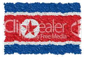 flagge nordkorea