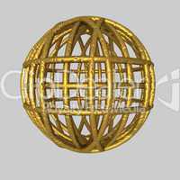 Spherical gold Cage