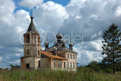 Old russian country church