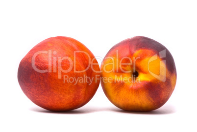 Two juicy nectarines