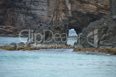 Coast in Saint Maarten Island, Dutch Antilles