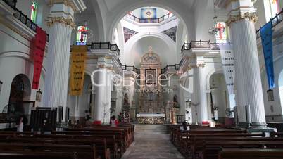 Lady Guadalupe Church inside altar