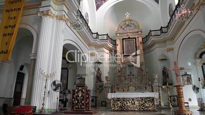 Lady Guadalupe Church inside pan