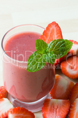 Erdbeer Smoothie - Strawberry Smoothie