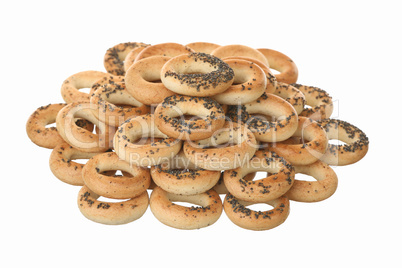 Bread ring with a poppy