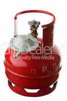Gas cylinder with reducer