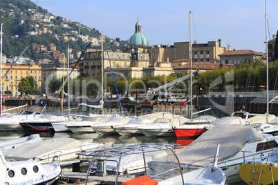 Italy, Como: the commercial harbour
