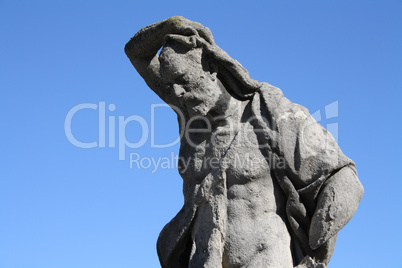 Italy, Como: statue in Villa Olmo