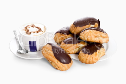 cakes with coffee cup