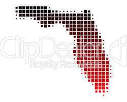 Karte von Florida