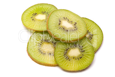 Kiwi on a white background