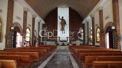 Puerto Vallarta church Jesus inside