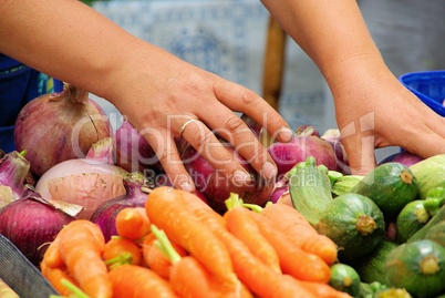Gemüsemarkt - market stall for vegetable 03