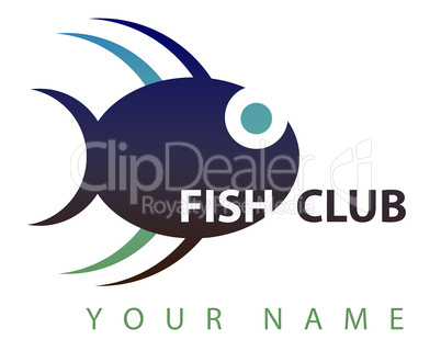 Business logo: Fish club