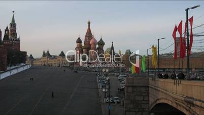 Saint Basil's Cathedral time lapse
