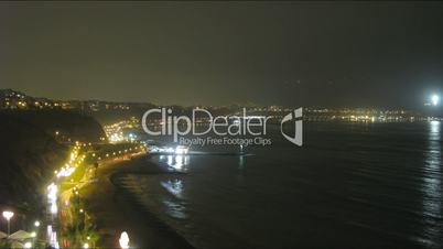 Lima coastline