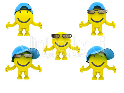 The smiley in a glasses The smiley in a glasses