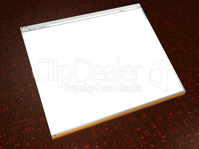 Browserfenster - Textbox - 3D