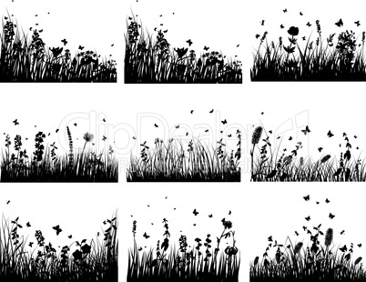 meadow silhouettes