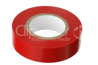 Red adhesive insulating tape