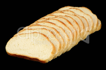 Twelve pieces of bread