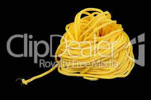 Long yellow lace