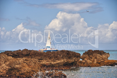 Maho Bay, Saint Maarten Coast, Dutch Antilles