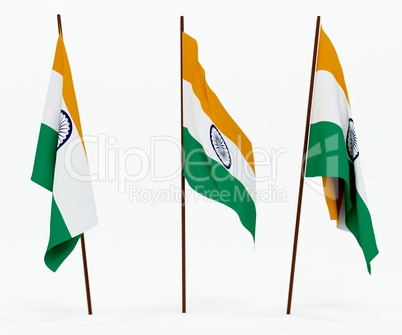 Flag oà India