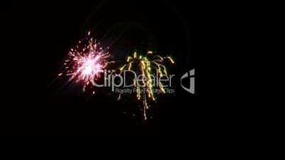 Loopable firework background animation