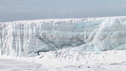 glacier different layers mount kilimanjaro