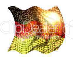 glitzernde pailetten flagge deutschland