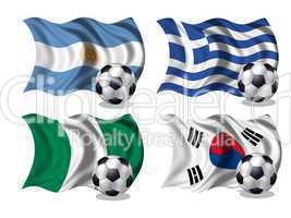 Soccer-Fussball WM Nationen Gruppe B