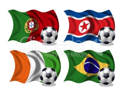 Soccer-Fussball WM Nationen Gruppe G