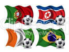 Soccer-Fussball WM Nationen Gruppe G
