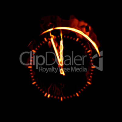 fire clock