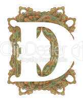 Letter "D".