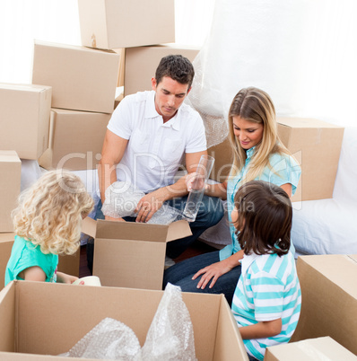 Positive family packing boxes