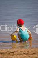 girl on the beach