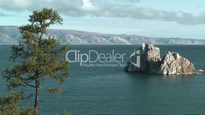Olkhon island on Baikal lake