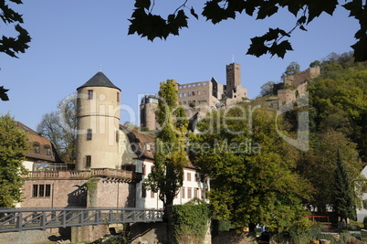 Kittsteintor und Burgruine in Wertheim