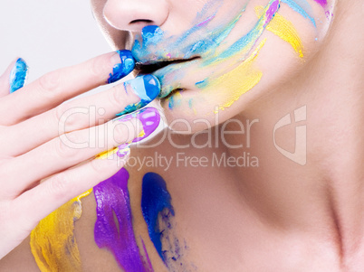 colorfull makeup