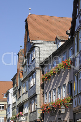 Häuser am Marktplatz in Wertheim