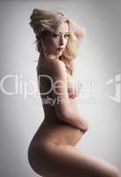 beauty glamour pregnant woman