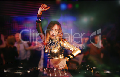 Beautiful DJ girl