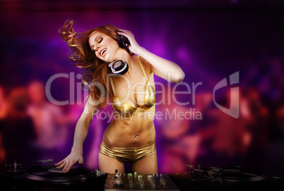 Beautiful DJ girl