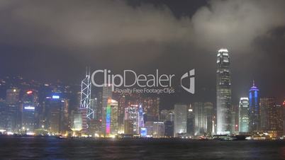 Time lapse of Victoria Harbor in Hong Kong