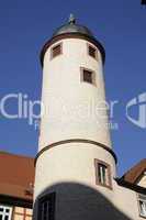 Turm an der Kilianskapelle in Wertheim