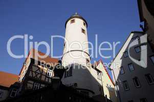 Turm an der Kilianskapelle in Wertheim