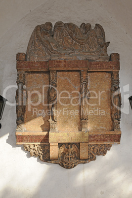 Gedenktafel an der Kirche in Lorch