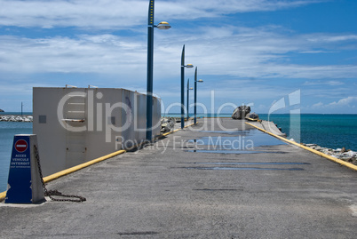 Coast in Saint Maarten Island, Dutch Antilles